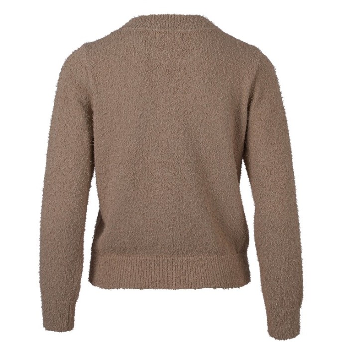Enjoy trui 424490 spaghetti garen Taupe